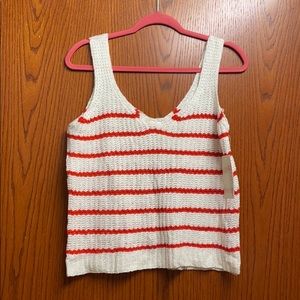 Francesca’s knit striped tank top
